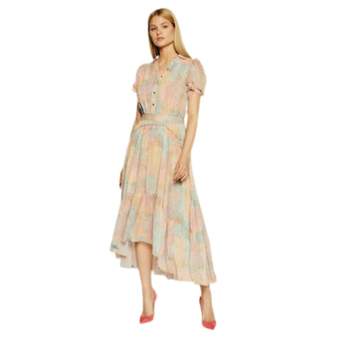 Abito Donna midi con fantasia maculata Multicolor Marciano Guess- Francavilla Moda